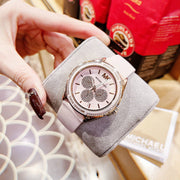  Shop Authentic Michael Kors Quartz Pink Dial Pink Silicone Strap Watch For Women - MK6946 - Luxxuri