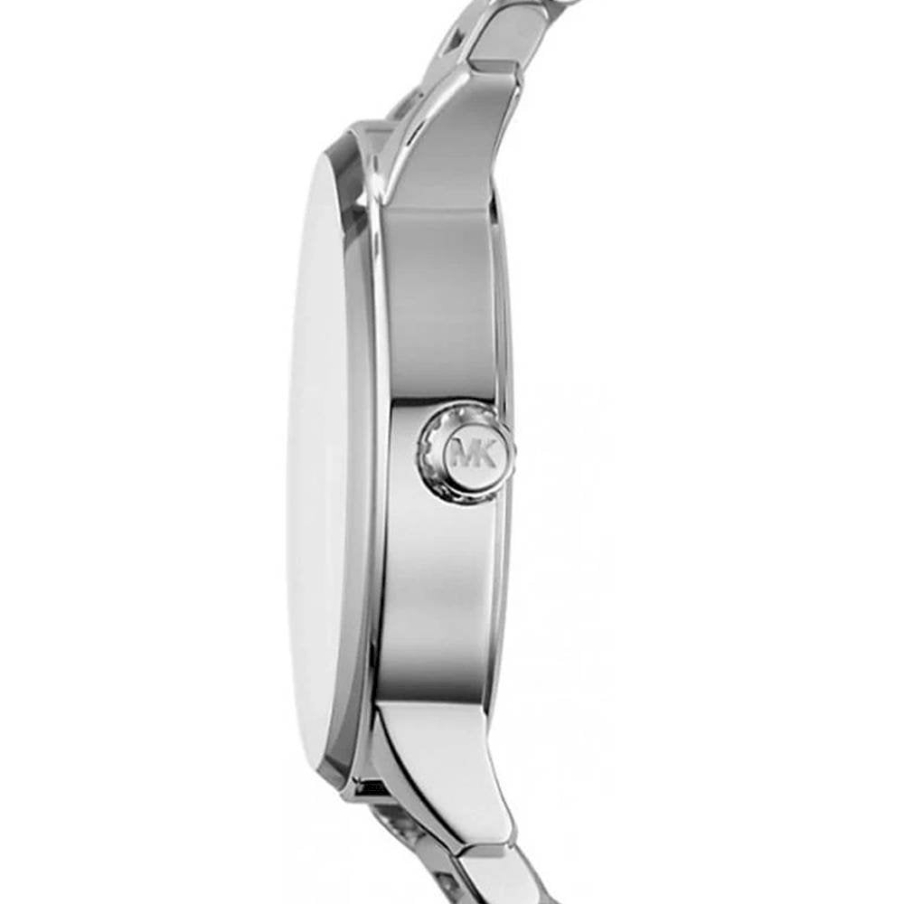  Shop Authentic Michael Kors Kinley Diamond Pave Silver Dial Silver Steel Strap Watch for Women - MK5996 - Luxxuri