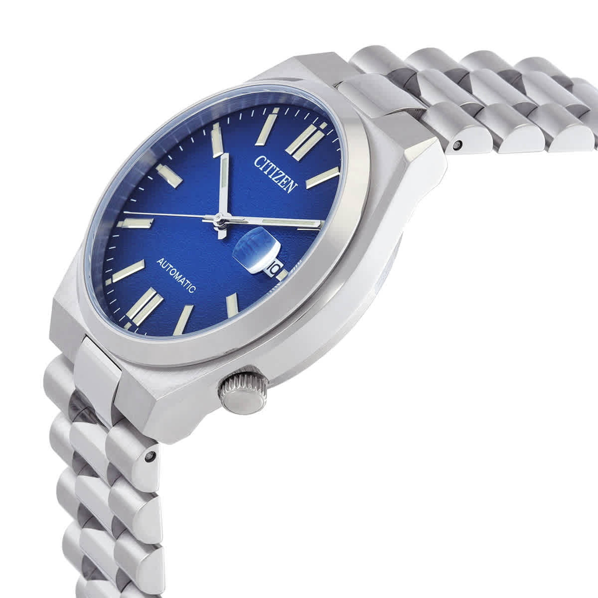  Shop Authentic Citizen Tsuyosa Automatic Dark Blue Dial Silver Steel Strap Watch For Men - NJ0151-88L - Luxxuri