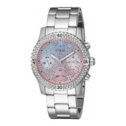  Shop Authentic Guess Confetti Multicolored Dial Silver Steel Strap Watch For Women - W0774L1 - Luxxuri
