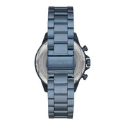  Shop Authentic Michael Kors Lexington Chronograph Blue Dial Blue Steel Strap Watch for Men - MK8480 - Luxxuri