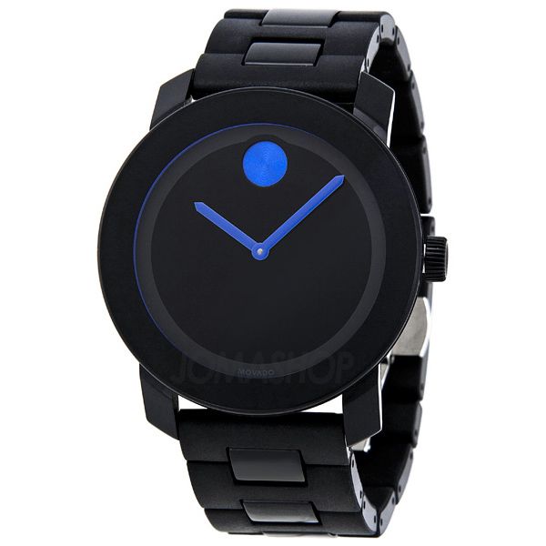  Shop Authentic Movado Bold TR90 Black Dial Black Steel Strap Watch for Men - 3600099 - Luxxuri
