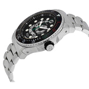  Shop Authentic Gucci Dive Snake Black Dial Silver Steel Strap Watch For Men - YA136218 - Luxxuri