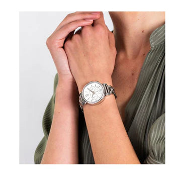  Shop Authentic Michael Kors Sofie Quartz Silver Dial Silver Steel Strap Watch For Women - MK6575 - Luxxuri