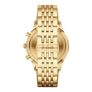  Shop Authentic Emporio Armani Classic Chronograph Black Dial Gold Steel Strap Watch For Men - AR1893 - Luxxuri
