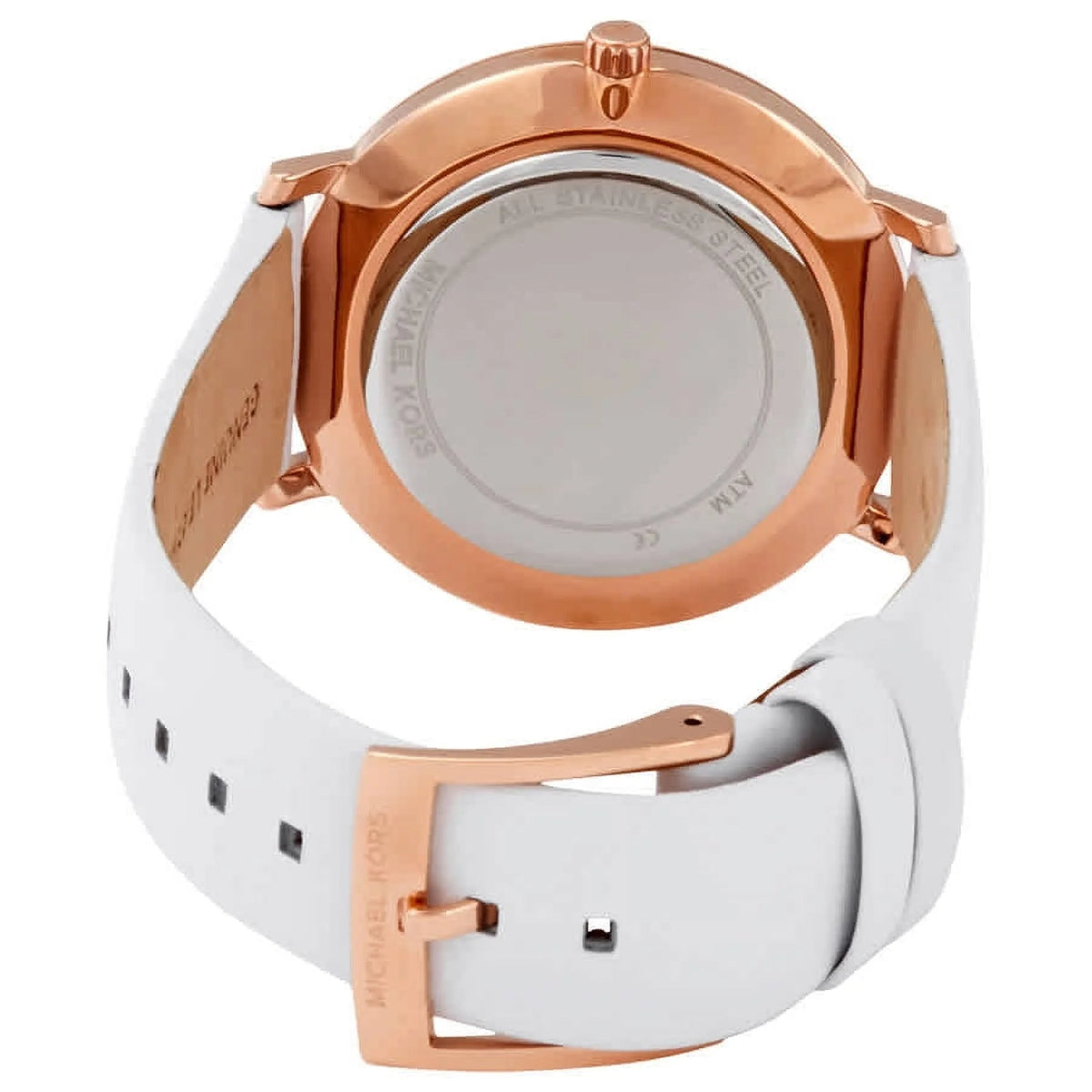 Shop Authentic Michael Kors Pyper Quartz White Dial White Leather Strap Watch For Women - MK2800 - Luxxuri
