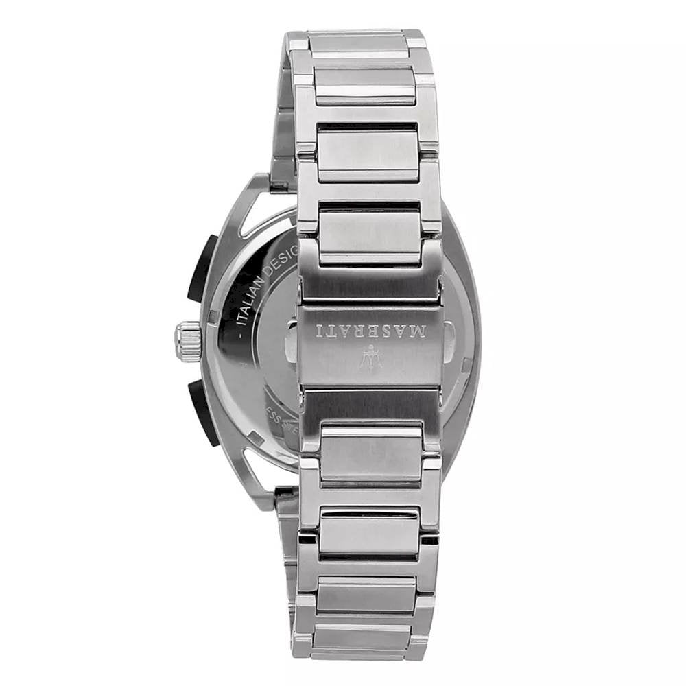  Shop Authentic Maserati Trimarano Chronograph Black Dial Silver Stainless Steel Strap Watch For Men - R8873632003 - Luxxuri