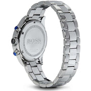 Shop Authentic Hugo Boss Ikon Chronograph White Dial Silver Steel Strap Watch for Men - 1512962 - Luxxuri