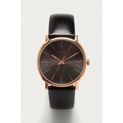  Shop Authentic Calvin Klein Posh Black Dial Black Leather Strap Watch for Men - K8Q316C3 - Luxxuri