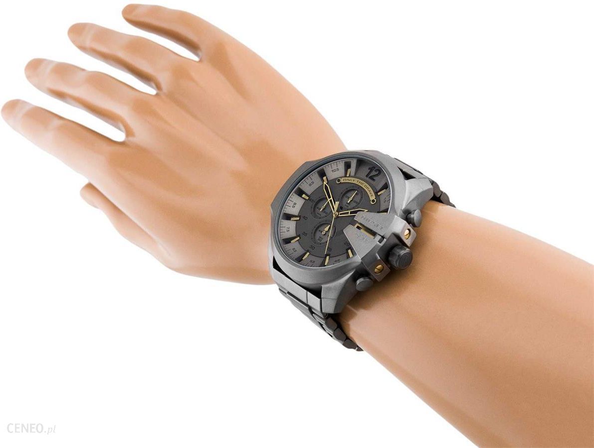  Shop Authentic Diesel Mega Chief Chronograph Grey Dial Grey Steel Strap Watch For Men - DZ4466 - Luxxuri