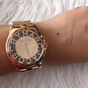  Shop Authentic Marc Jacobs Henry Rose Gold Dial Rose Gold Steel Strap Watch for Women - MBM3207 - Luxxuri