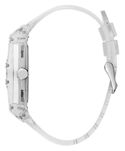  Shop Authentic Guess Phoenix J Balvin White Dial Transparent Silicone Strap Watch For Men - V1051M1 - Luxxuri