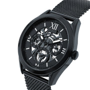  Shop Authentic Guess Analog Multifunction Black Dial Black Mesh Bracelet Watch for Men - GW0368G3 - Luxxuri