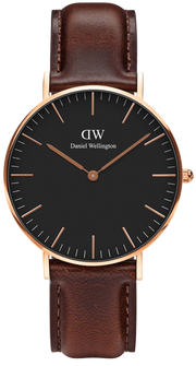  Shop Authentic Daniel Wellington Petite St Mawes Black Dial Brown Leather Strap Watch For Women - DW00100169 - Luxxuri