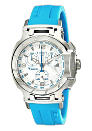  Shop Authentic Tissot T Race Chronograph White Dial Brown Rubber Strap Watch for Women - T048.217.17.017.02 - Luxxuri