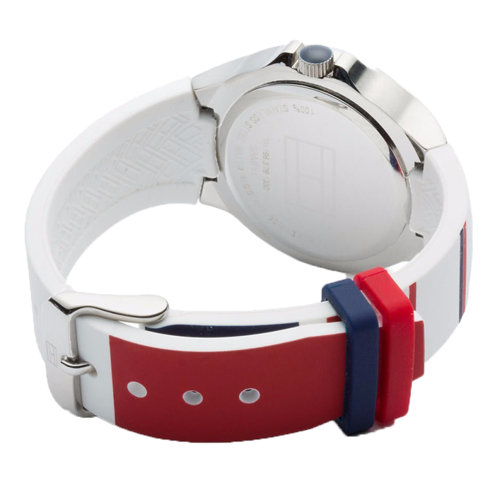  Shop Authentic Tommy Hilfiger White Dial White Rubber Strap Watch for Women - 1781271 - Luxxuri