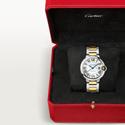  Shop Authentic Cartier Ballon Bleu de Cartier Silver Dial Two Tone Steel Strap Watch for Women - W2BB0030 - Luxxuri