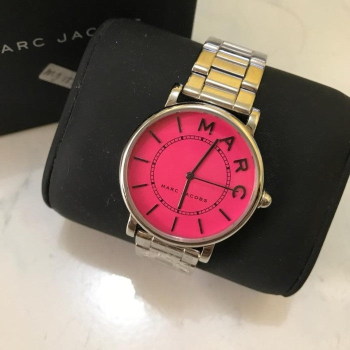  Shop Authentic Marc Jacobs Roxy Pink Dial Silver Steel Strap Watch for Women - MJ3524 - Luxxuri