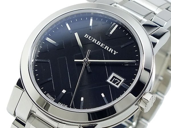 Shop Authentic Burberry The City Black Dial Silver Steel Strap Watch for Women - BU9101 - Luxxuri
