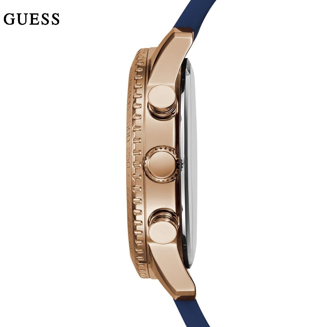  Shop Authentic Guess Marina Multifunction White Dial Blue Rubber Strap Watch for Women - W1025L4 - Luxxuri