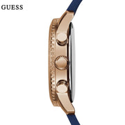  Shop Authentic Guess Marina Multifunction White Dial Blue Rubber Strap Watch for Women - W1025L4 - Luxxuri