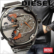  Shop Authentic Diesel Mr Daddy 2.0 Chronograph Grey Dial Grey Steel Strap Watch For Men - DZ7315 - Luxxuri