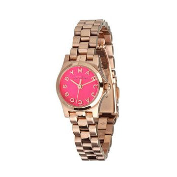  Shop Authentic Marc Jacobs Henry Dinky Pink Dial Rose Gold Steel Strap Watch for Women - MBM3203 - Luxxuri