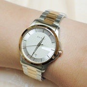  Shop Authentic Gucci G Timeless Silver Dial Two Tone Steel Strap Watch For Men - YA126447 - Luxxuri