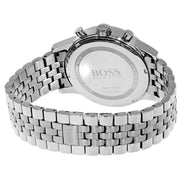  Shop Authentic Hugo Boss Aeroliner Chronograph Black Dial Silver Steel Strap Watch For Men - 1512446 - Luxxuri