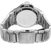  Shop Authentic Guess Rigor Quartz Black Dial Silver Steel Strap Watch For Men - W0218G2 - Luxxuri