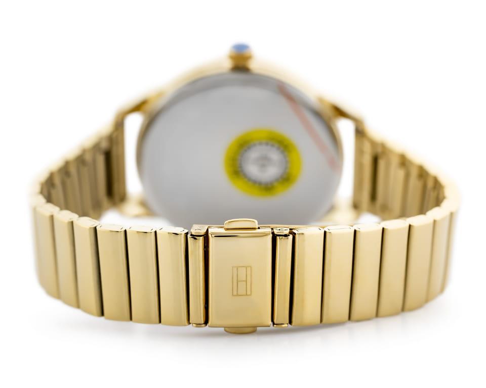  Shop Authentic Tommy Hilfiger Brooke Black Dial Gold Steel Strap Watch for Women  - 1782019 - Luxxuri