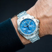  Shop Authentic Tag Heuer Aquaracer Professional 200 Date Blue Dial Silver Steel Strap Watch for Men - CBP1112.BA0627 - Luxxuri