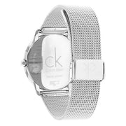  Shop Authentic Calvin Klein Minimal White Dial Silver Mesh Bracelet Watch for Men - K3M51152 - Luxxuri