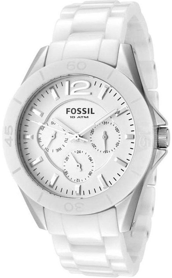  Shop Authentic Fossil Ceramic White Dial White Ceramic Strap Watch for Women - CE1002 - Luxxuri