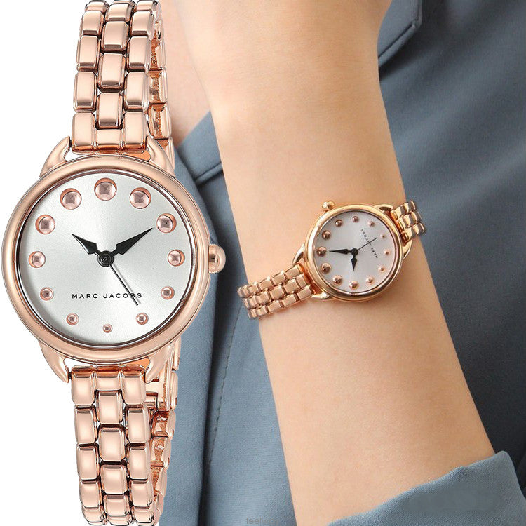  Shop Authentic Marc Jacobs Betty White Dial Rose Gold Steel Strap Watch for Women - MJ3496 - Luxxuri