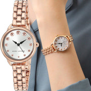  Shop Authentic Marc Jacobs Betty White Dial Rose Gold Steel Strap Watch for Women - MJ3496 - Luxxuri