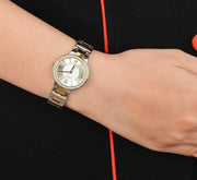  Shop Authentic Fossil Virginia Silver Dial Two Tone Steel Strap Watch for Women - ES3503 - Luxxuri