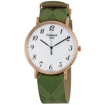  Shop Authentic Tissot T Classic Everytime White Dial Green Nylon Strap Watch for Men - T109.610.38.032.00 - Luxxuri