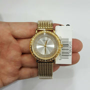  Shop Authentic Guess Willow Two Tine Dial Gold Mesh Bracelet Watch For Women - W0836L3 - Luxxuri