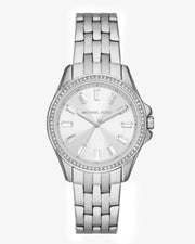  Shop Authentic Michael Kors Pilot Quartz Silver Dial Silver Steel Strap Watch For Women - MK7379 - Luxxuri