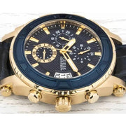  Shop Authentic Guess Pinnacle Chronograph Quartz Blue Dial Blue Leather Strap Watch For Men - W0673G2 - Luxxuri