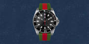  Shop Authentic Gucci Dive Automatic Black Dial Two Tone Rubber Strap Watch for Men - YA136349 - Luxxuri