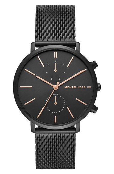  Shop Authentic Michael Kors Jaryn Black Dial Black Stainless Steel Strap Watch for Men - MK8504 - Luxxuri