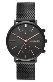  Shop Authentic Michael Kors Jaryn Black Dial Black Stainless Steel Strap Watch for Men - MK8504 - Luxxuri