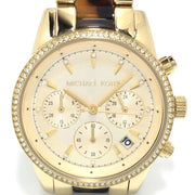  Shop Authentic Michael Kors Ritz Gold Dial Two Tone Steel Strap Watch for Women - MK6322 - Luxxuri