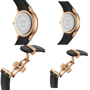  Shop Authentic Daniel Wellington Iconic Motion Black Dial Black Rubber Strap Watch For Men - DW00100425 - Luxxuri