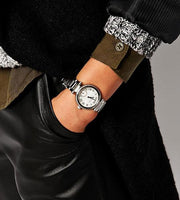  Shop Authentic Michael Kors Skylar Quartz White Dial Silver Steel Strap Watch For Women - MK5970 - Luxxuri