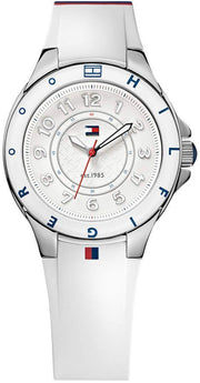  Shop Authentic Tommy Hilfiger White Dial White Rubber Strap Watch for Women - 1781271 - Luxxuri