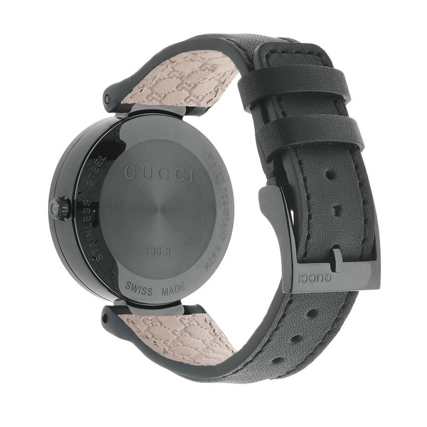  Shop Authentic Gucci Interlocking G Black Dial Watch For Women - YA133302 - Luxxuri