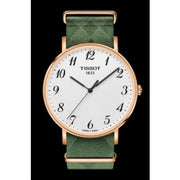  Shop Authentic Tissot T Classic Everytime White Dial Green Nylon Strap Watch for Men - T109.610.38.032.00 - Luxxuri